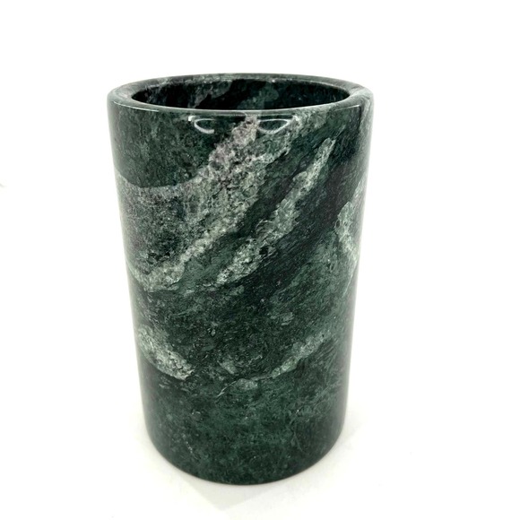 Solid green marble kitchen office organizer - Picture 2 of 4